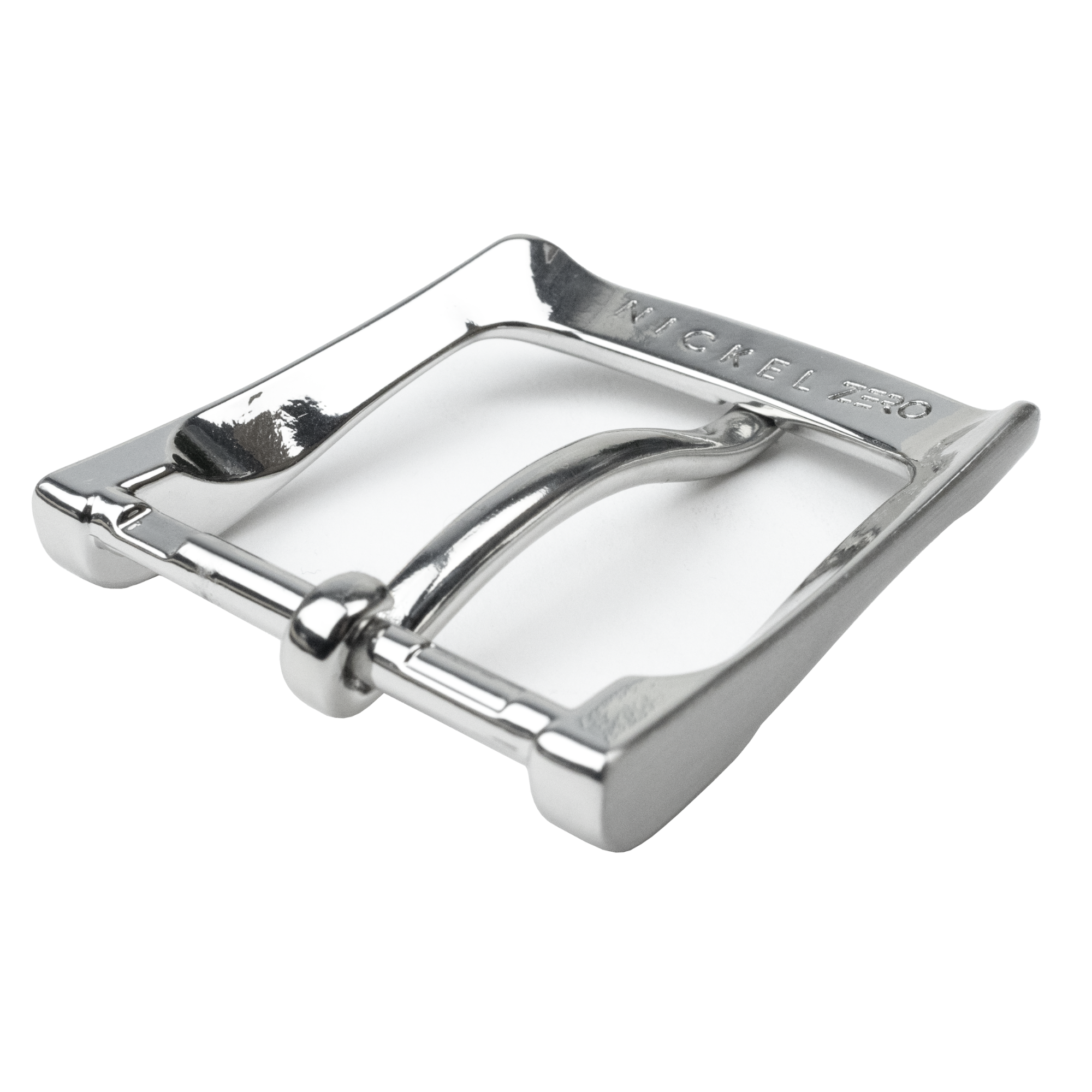 Urbanite buckle upside down. Nickel Zero logo engraving.