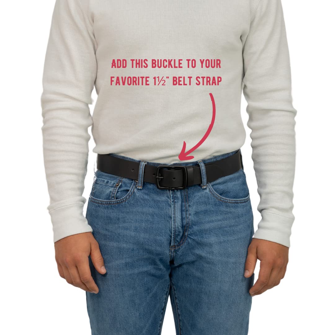 Bottle Opener 1.5" Buckle (Black). Add this buckle to your favorite 1.5" belt strap.