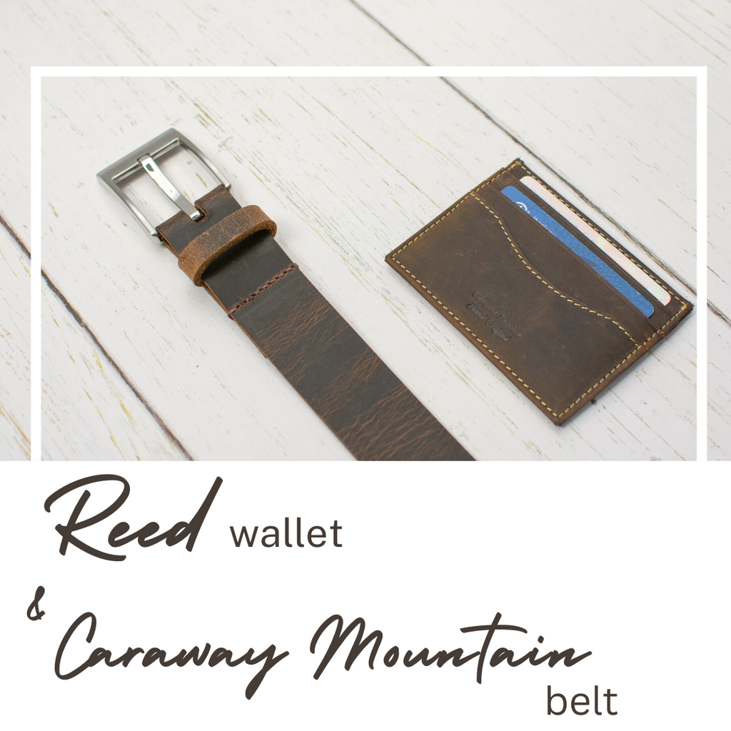 caraway mountain belt with reed card holder