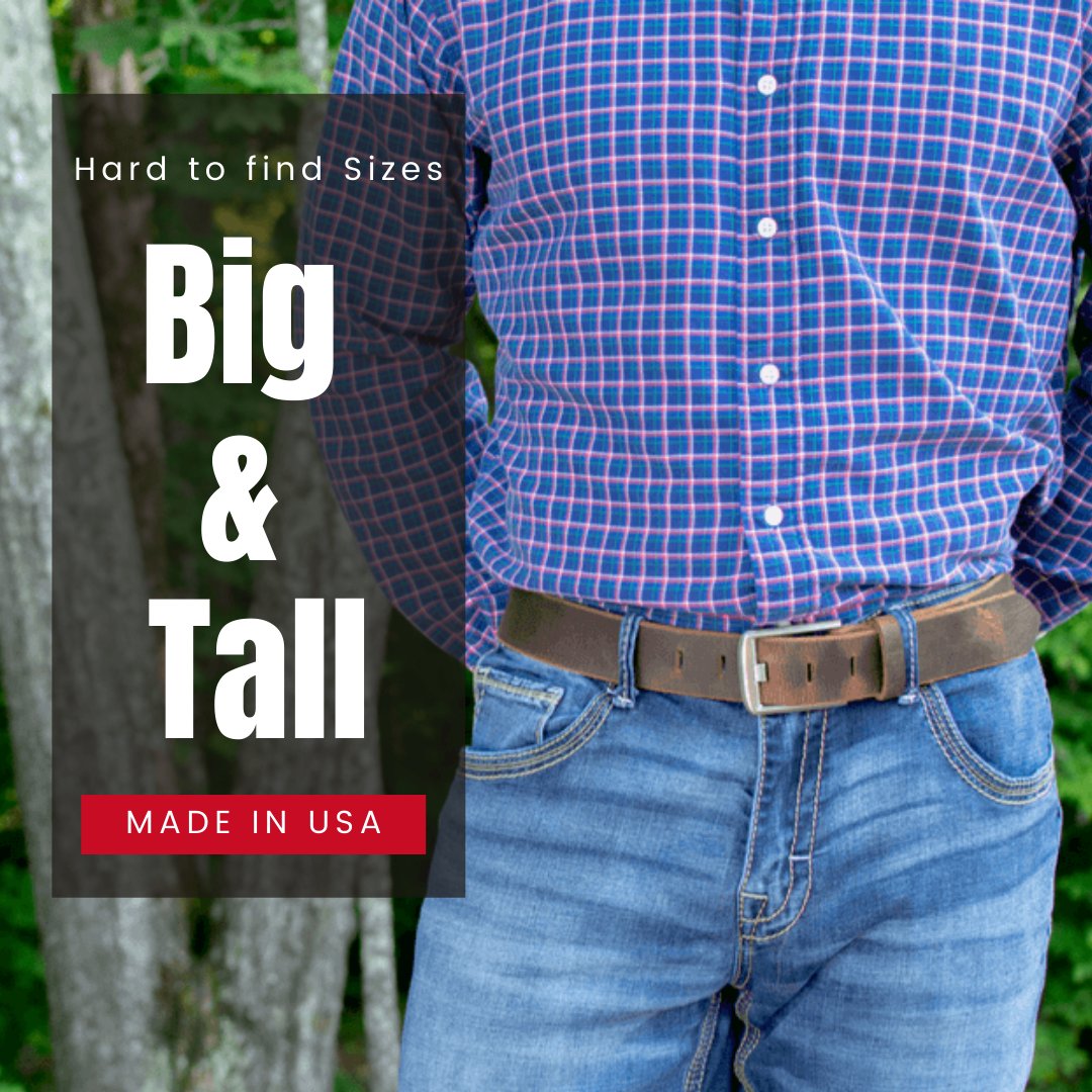 Big & tall outlet belts