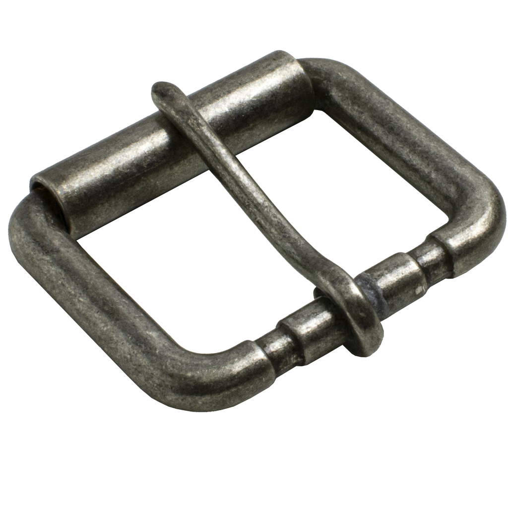 Outback Roller Buckle by Nickel Smart, 1.5 inches wide, nickel free zinc alloy