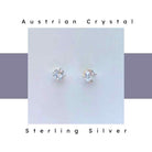 Austrian crystal earrings with sterling silver post and backing by Nickel Smart.