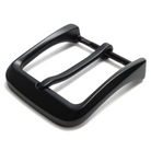 Black Mountain Casual Buckle (1½") by Nickel Smart. Black belt buckle.