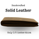 Image of Randolph Wallet, Brown Distressed Leather, Bifold Wallet, only 1/2 inch thick