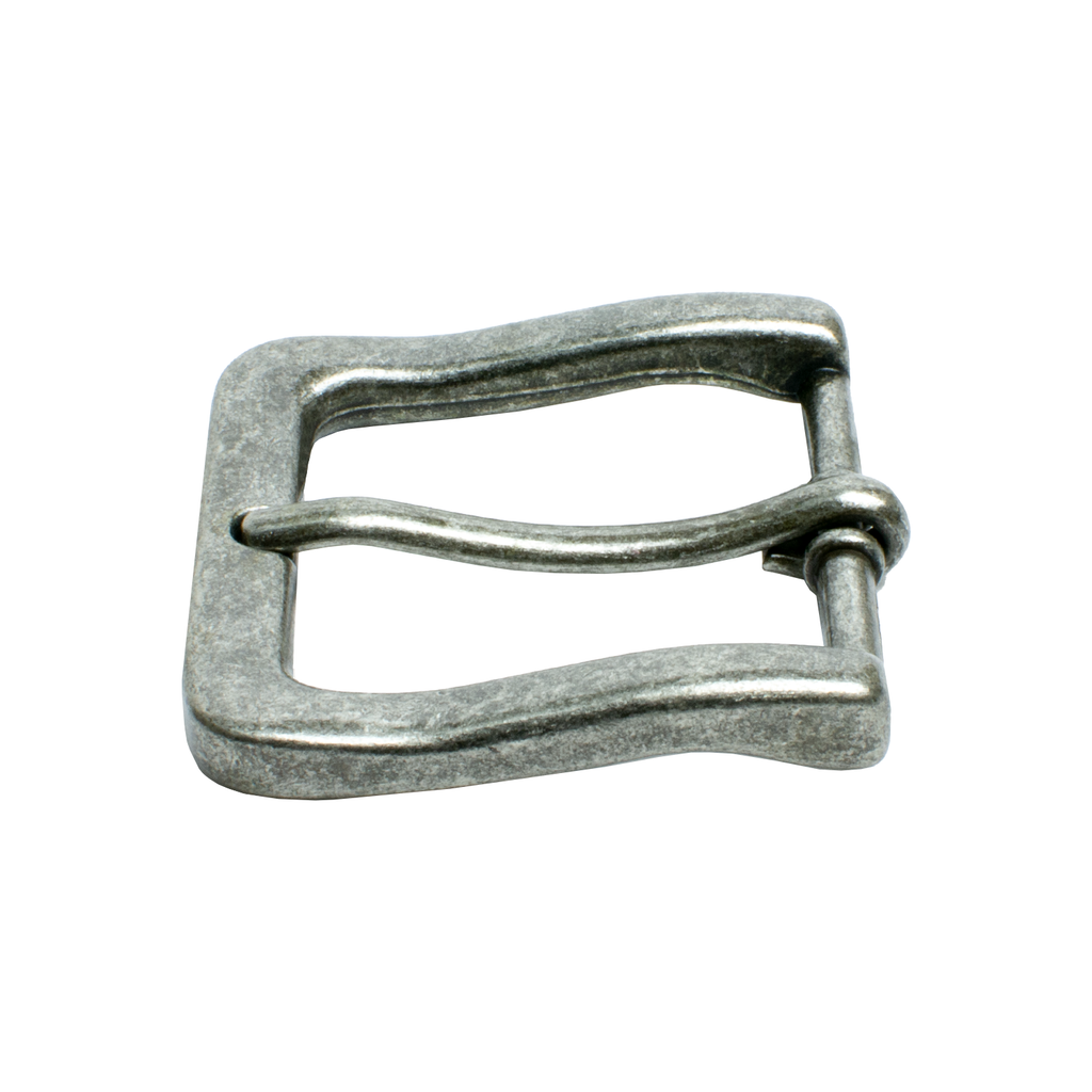 Explorer Buckle. Hypoallergenic belt buckle with slightly arched sides; single prong.