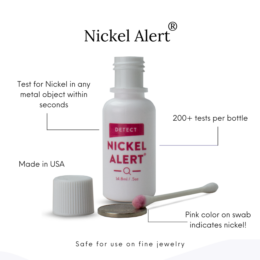 Test for nickel in any metal object within seconds | 200+ tests per bottle | Made in USA.