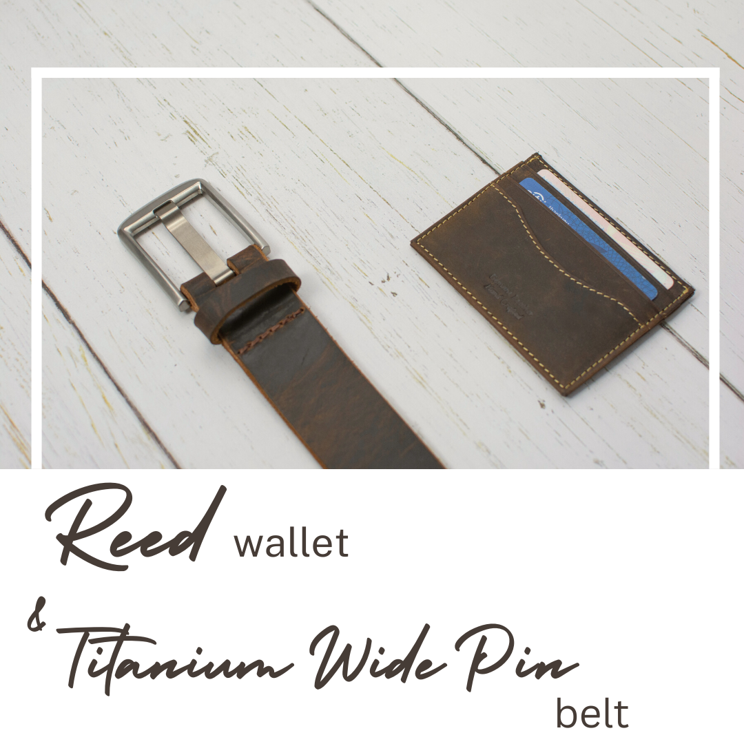 Titanium Wide Pin Belt