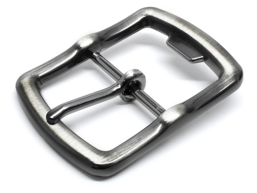 Bottle Opener Buckle (Gunmetal Gray) by Nickel Smart. Metallic zinc alloy buckle with bottle opener.