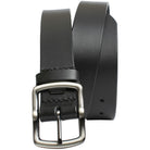 Cold Mountain Belt (Black with Gray Buckle). Rectangular buckle with functional bottle opener.