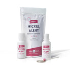 Nickel Alert Convenient 2-Pack. 2 0.5oz bottles of Nickel Alert in a convenient pouch. 