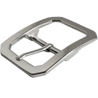 Western Chip Buckle by Nickel Zero. Rectangular center-bar buckle with cut corners. Zinc alloy.